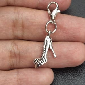 Cinderella shoe clip on charms planner charm zipper pull journal high heels